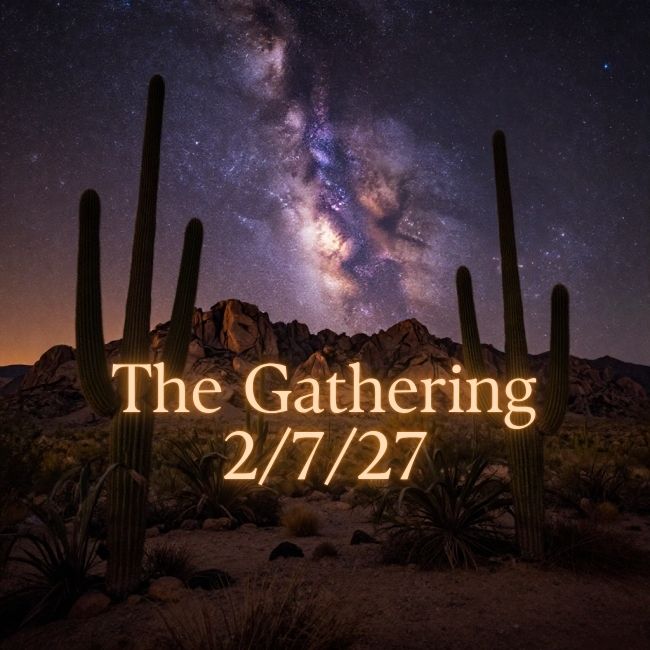 Desert Gathering Event Poster